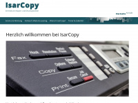 isarcopy.de Webseite Vorschau