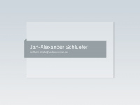 jan-alexander-schlueter.de Webseite Vorschau