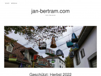 jan-bertram.com Webseite Vorschau
