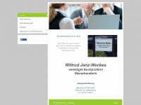 janz-weckes.de Webseite Vorschau