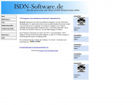isdn-software.de Webseite Vorschau