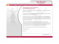 jana-schulze-recht.de Webseite Vorschau