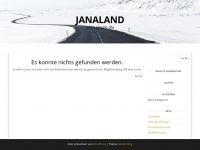 janaland.de Webseite Vorschau