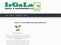 isgala.de Webseite Vorschau