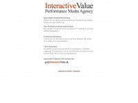interactive-value.de Webseite Vorschau