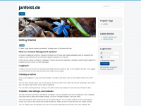 janfeist.de Webseite Vorschau