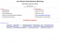 janhoecherl-ub.de Webseite Vorschau