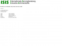 isis-standard.de Webseite Vorschau