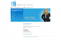 janine-groeger.de Webseite Vorschau