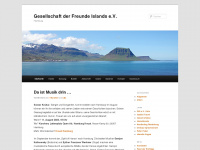 islandfreundehamburg.de Webseite Vorschau