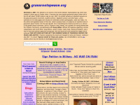 grassrootspeace.org Webseite Vorschau