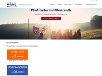 pfadfinder-uttenreuth.de Webseite Vorschau