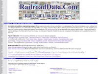 railroaddata.com Webseite Vorschau
