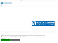 novotex-isomat.de Webseite Vorschau