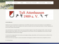 tus-attenhausen.de Webseite Vorschau