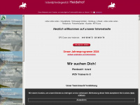 islandpferde-heidehof.de Webseite Vorschau