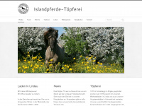 islandpferde-toepferei.com Webseite Vorschau