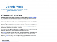 jannis-welt.de Webseite Vorschau