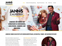 jannis-zauberei.de Webseite Vorschau