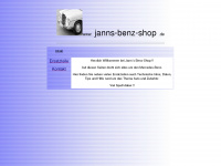 janns-benz-shop.de Webseite Vorschau