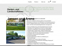 jansen-arens.de Webseite Vorschau