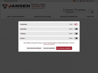 jansen-versand.de Webseite Vorschau