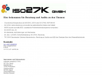iso27k-gmbh.de Webseite Vorschau
