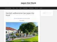 japan-koi-hock.de Webseite Vorschau