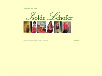 isolde-lehofer.de Webseite Vorschau