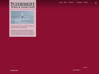 intermedt.de Webseite Vorschau