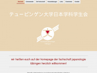 japanologie-tuebingen.de Webseite Vorschau