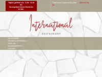 international-restaurant.de Webseite Vorschau