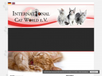 internationalcatworld.eu Webseite Vorschau
