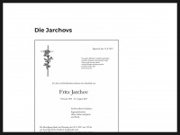jarchov.de Webseite Vorschau