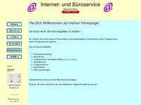 internet-bueroservice.de Webseite Vorschau