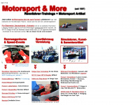 motorsport-and-more.com Webseite Vorschau