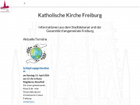 katholische-kirche-freiburg.de Webseite Vorschau