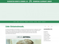 elefanten-schutz-europa.de Webseite Vorschau