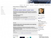 ak-tremel.chemie.uni-mainz.de Webseite Vorschau