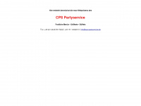 cps-partyservice.de Webseite Vorschau
