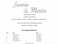 jasminundmartin.de Webseite Vorschau