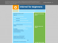 internet-for-beginners.blogspot.com Webseite Vorschau