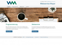 webservice-mayer.com Webseite Vorschau