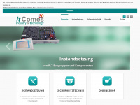 it-comes.de Webseite Vorschau