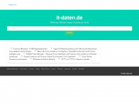 it-daten.de Webseite Vorschau