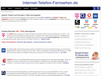 internet-telefon-fernsehen.de Webseite Vorschau