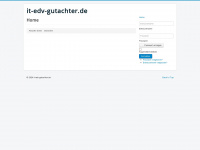 it-edv-gutachter.de Webseite Vorschau