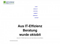 it-effizienz.de Webseite Vorschau