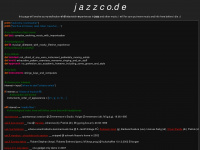 jazzco.de Webseite Vorschau