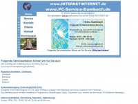 internetinternet.de Webseite Vorschau